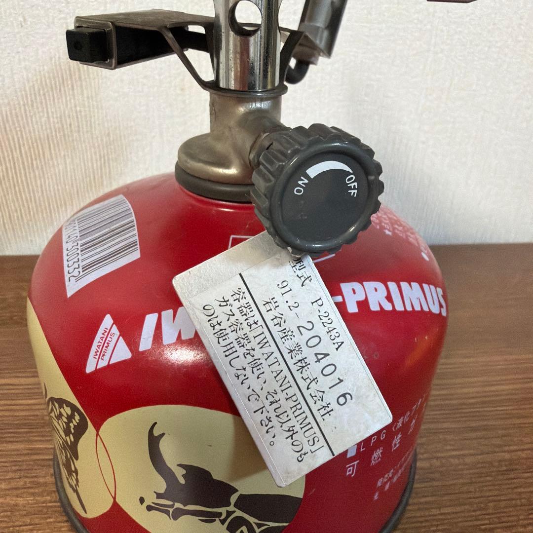 g*y様 プリムス 廃盤デザイン缶(赤缶) IWATANI-PRIMUS IP-
