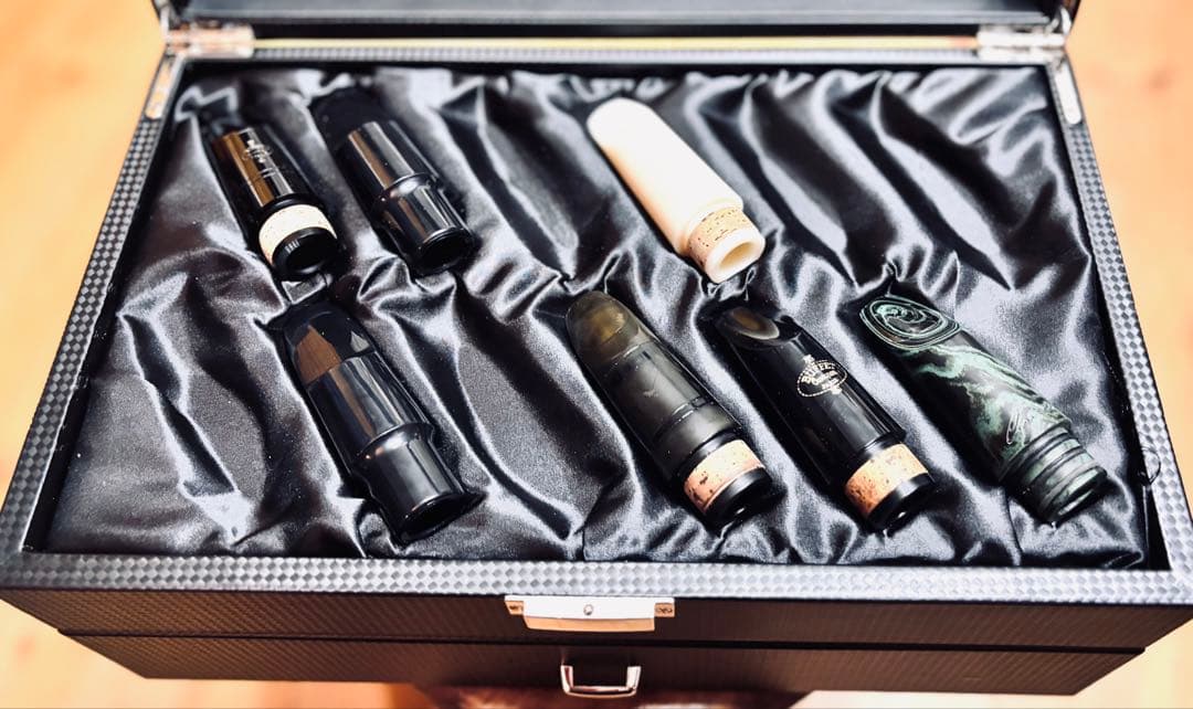 【新品】高級クラリネットマウスピース&リガチャー&バレル収納ボックスケース