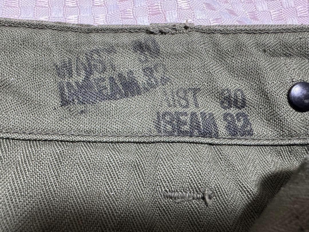 米軍 実物 M-43 フィールドパンツ コットン