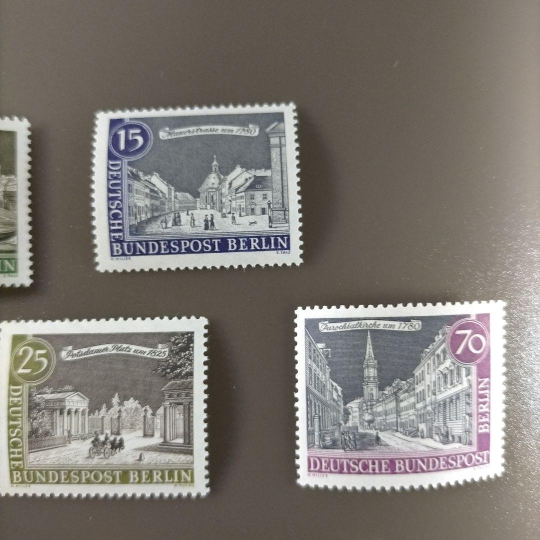1701 外国切手 ベルリン地区 建物 古都ベルリン 12種完 凹版印刷