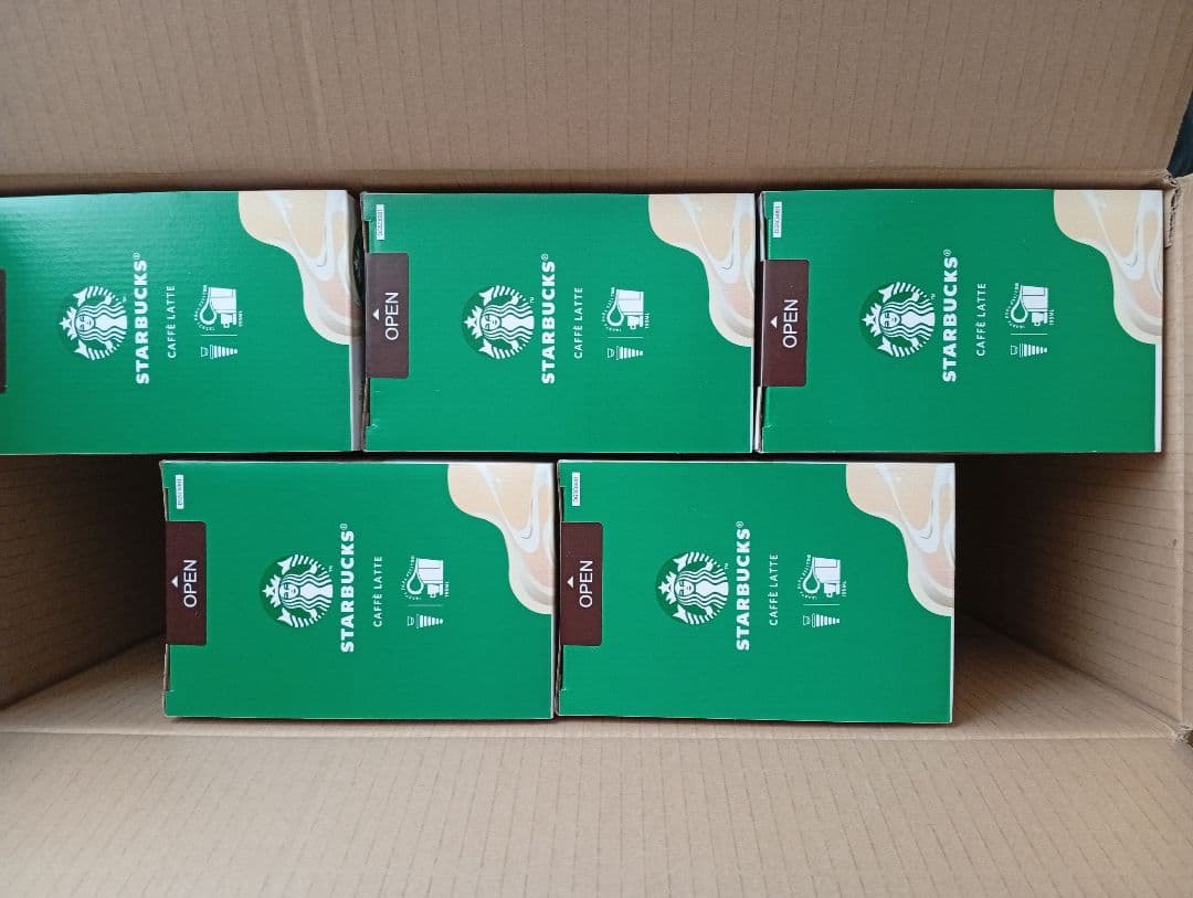 専用【新品】スターバックス カフェ ラテ ドルチェ グスト 60P 5箱セット