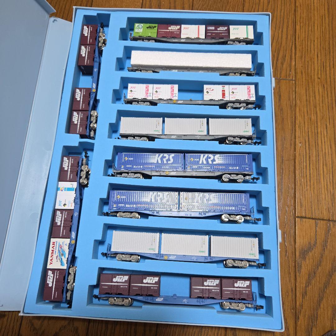 Nゲージ 貨物列車 10両セット 専用ケース付きコンテナ貨物7