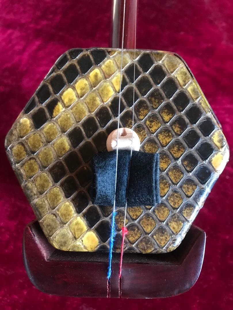 大和王子専用格安・二胡★紫檀精品★本格錦蛇皮★顔衛東制作★十年保証