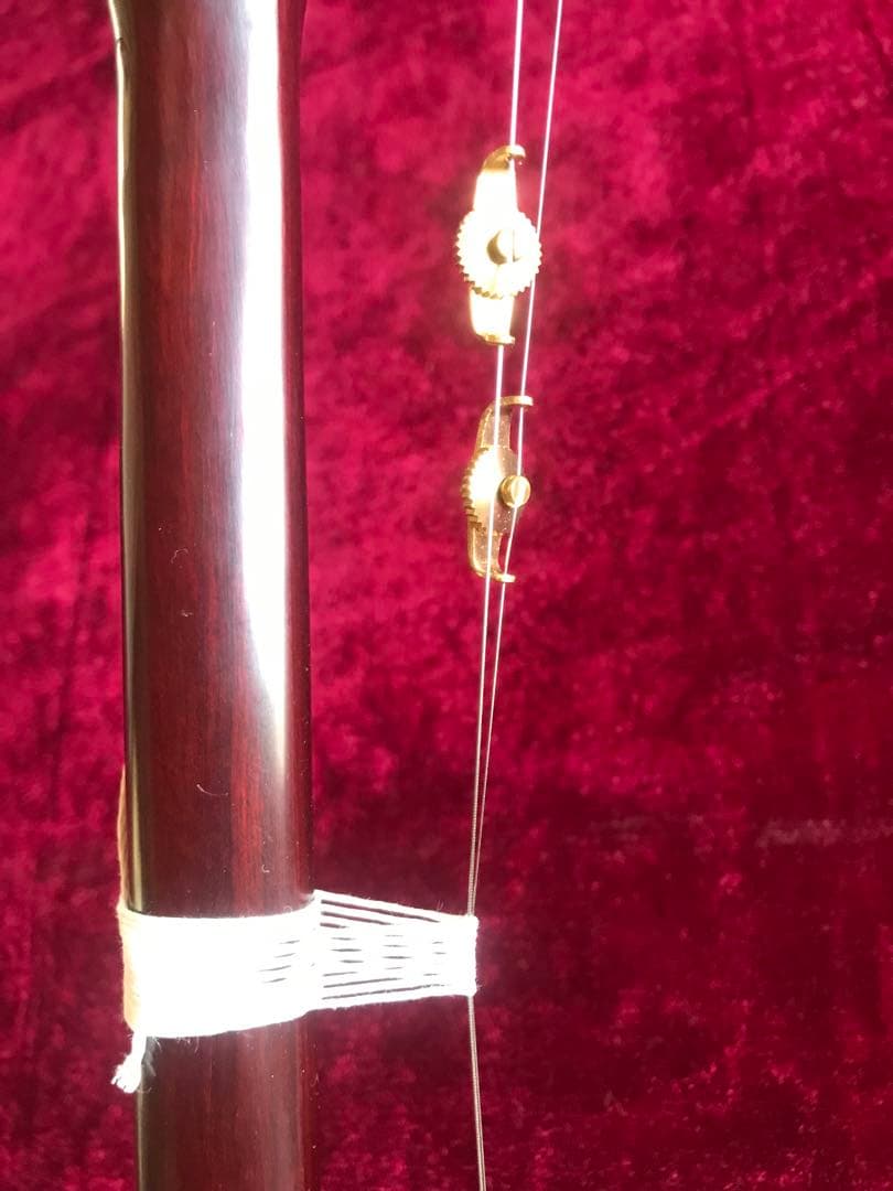 大和王子専用格安・二胡★紫檀精品★本格錦蛇皮★顔衛東制作★十年保証