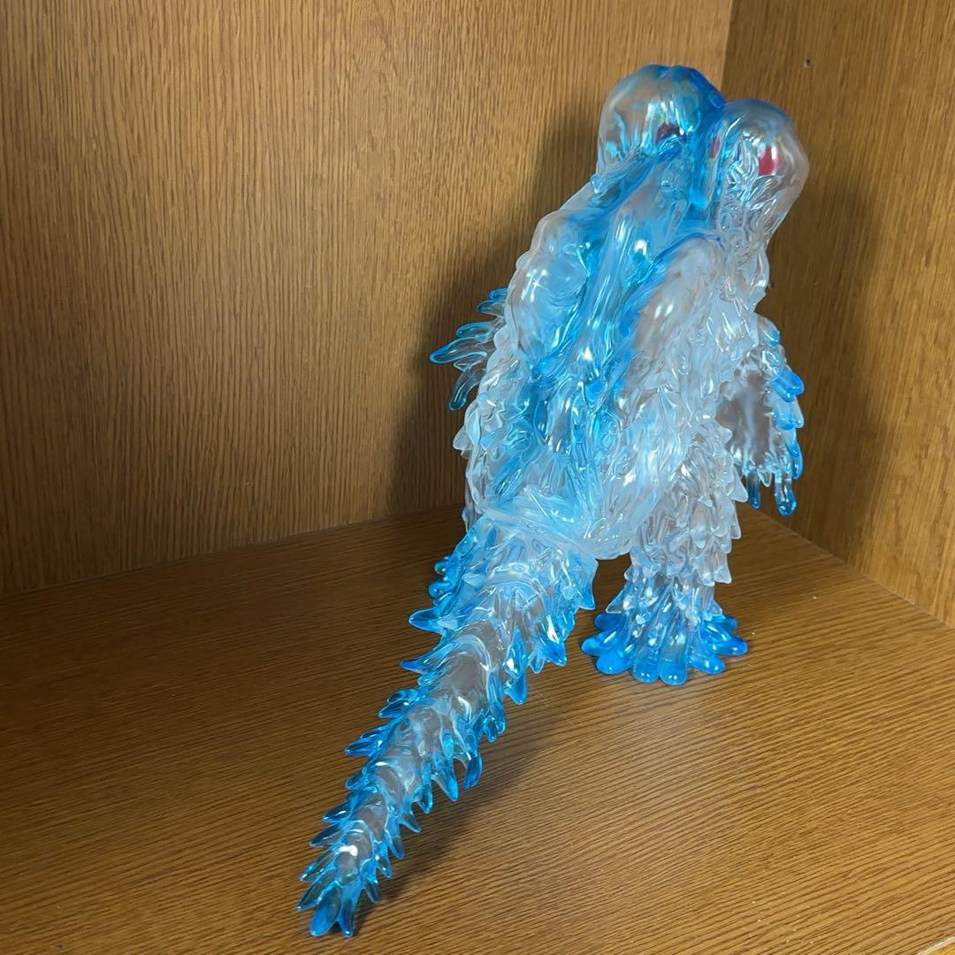 極美品 マルサン 東宝怪獣福袋 ヘドラ350 氷結ver ソフビ ゴジラ怪獣