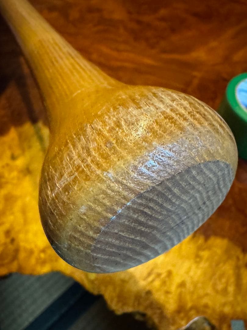 昭和レトロ　ISONO製　落合博満サイン入りバット　小傷汚れあり