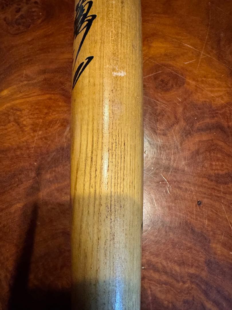 昭和レトロ　ISONO製　落合博満サイン入りバット　小傷汚れあり