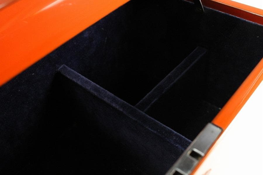 輪島塗 笹蒔絵 朱塗 宝石箱 共箱(K-A417)