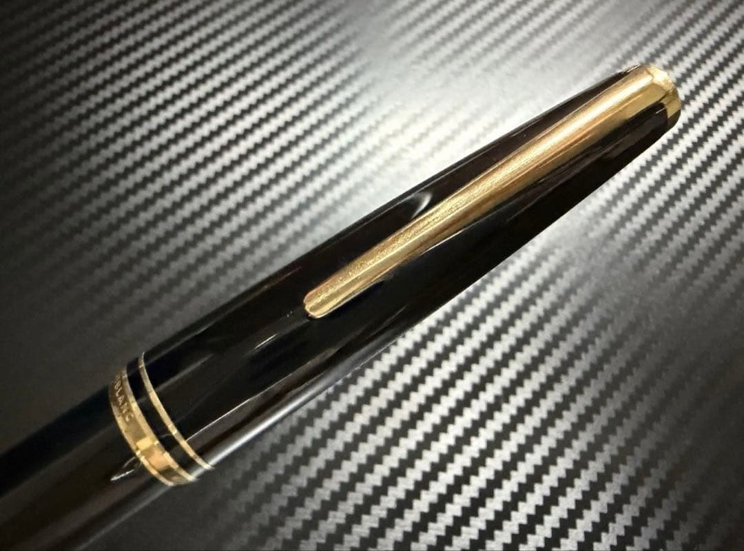 未使用に近い モンブラン No.221 ブラック F 細字 万年筆