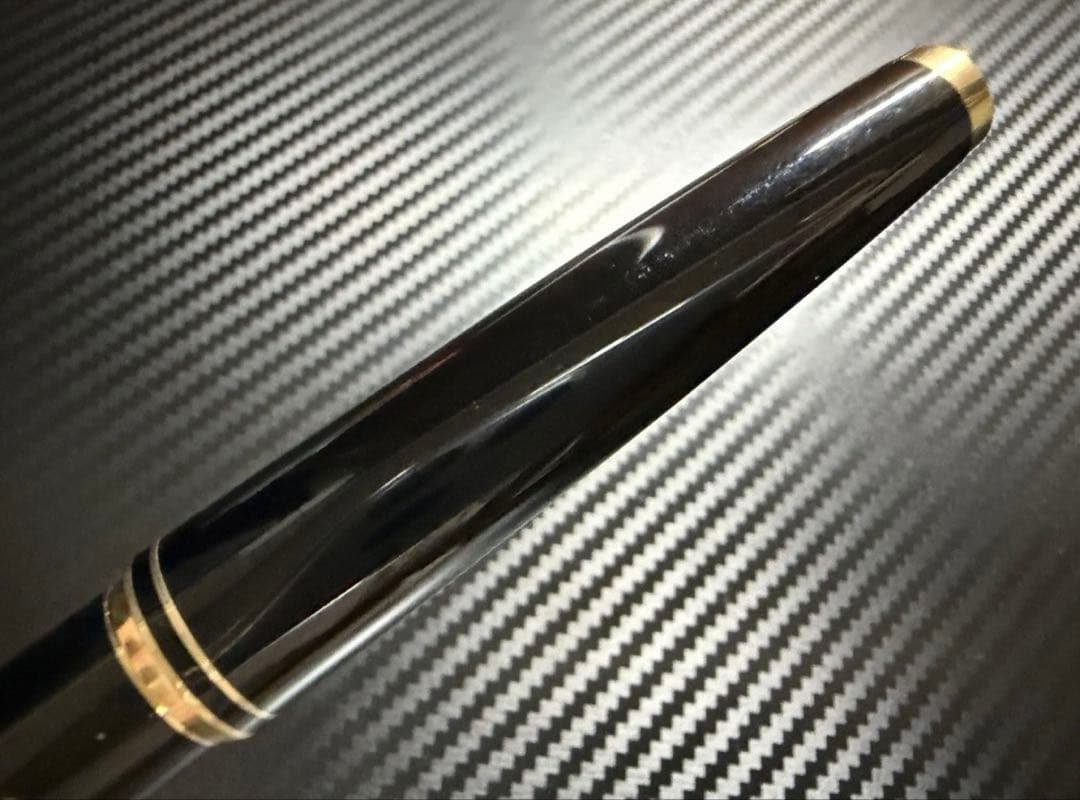 未使用に近い モンブラン No.221 ブラック F 細字 万年筆