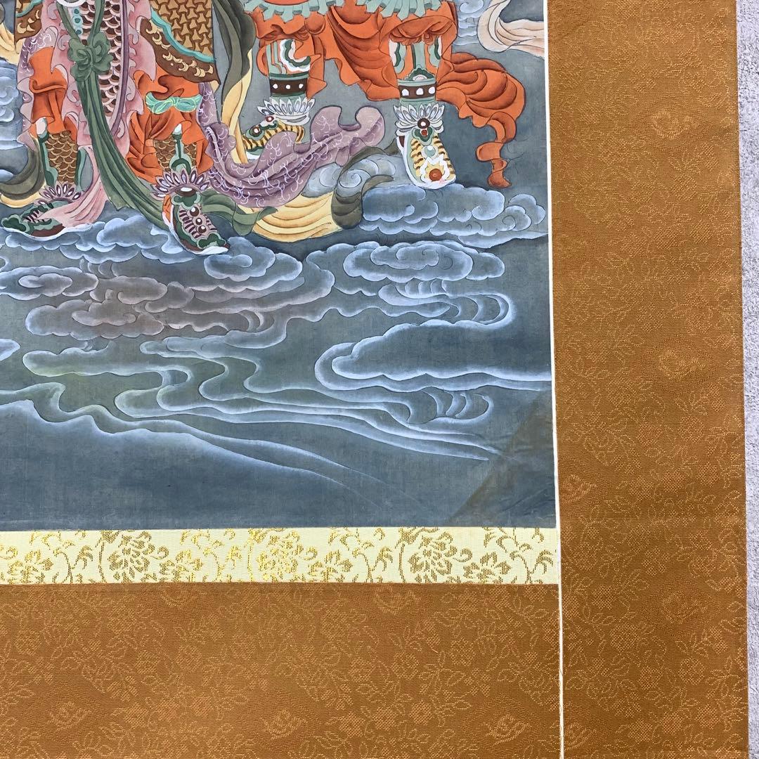 掛軸 金堂佛像 木箱 仏事 行事