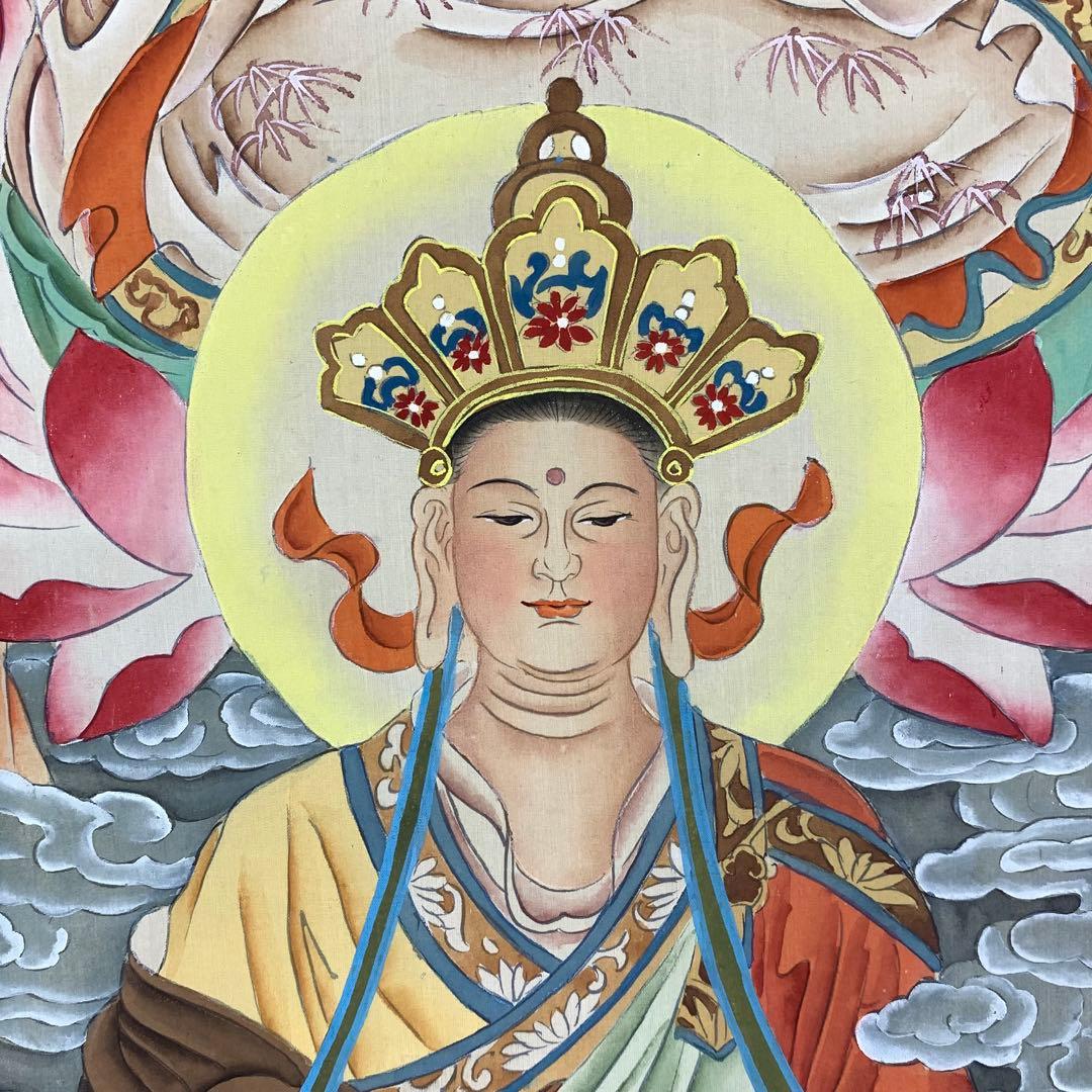 掛軸 金堂佛像 木箱 仏事 行事