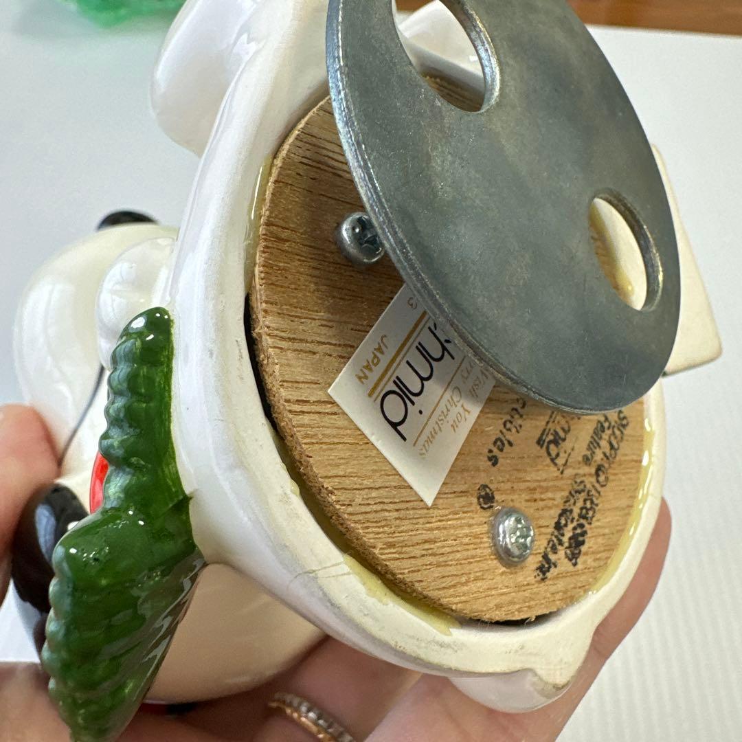 スヌーピー schmid ビンテージ　オルゴール　snoopy peanuts