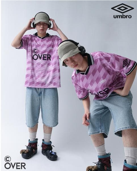 UMBRO × (C)OVER FOOT BALL SHIRT アンブロ コラボ
