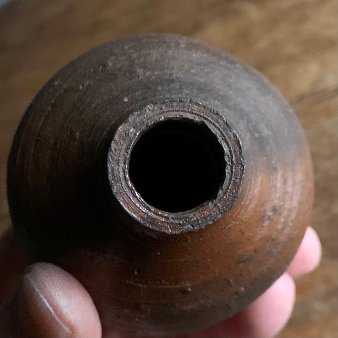 焼き締め 振出 小徳利 小壺 古美術 古道具 アンティーク