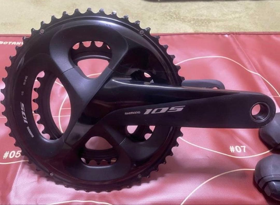 ほぼ美品 シマノ105 油圧ディスクコンポセット+ アルテグラ前後ブレーキ付き