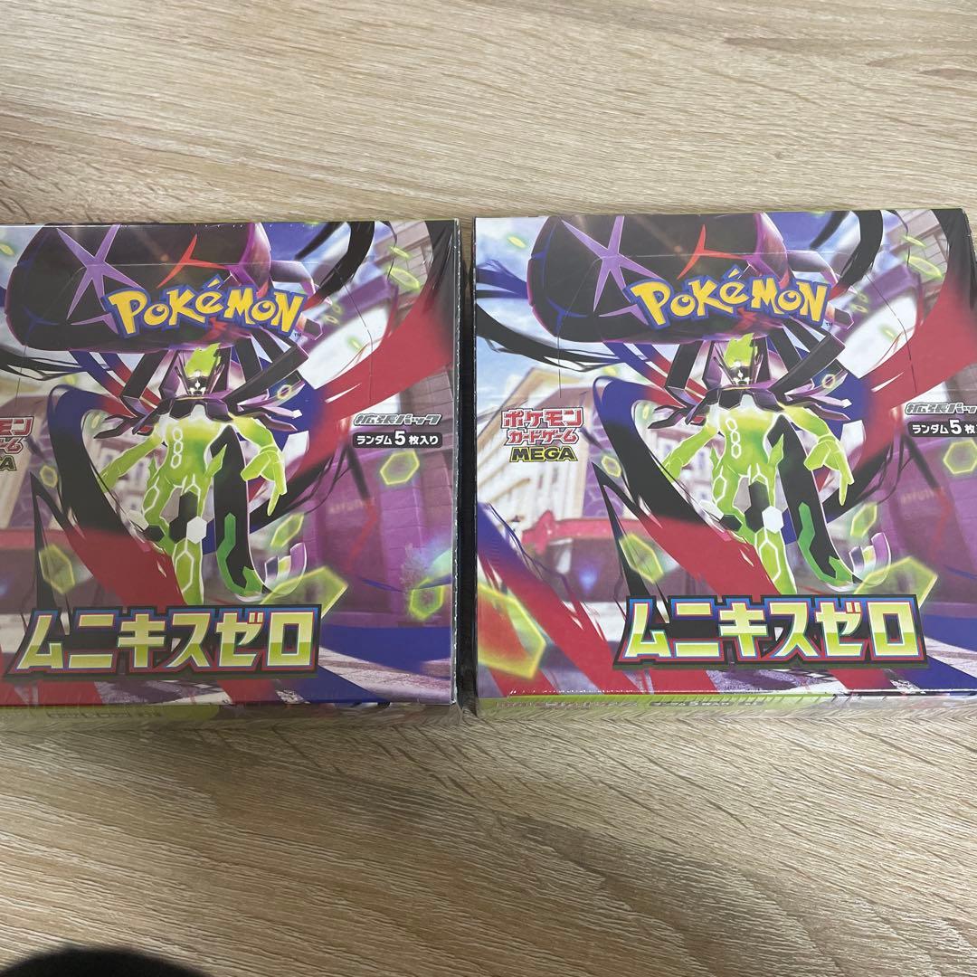 【新弾　未開封】ポケモンカードムニキスゼロ 2BOXシュリンク付き