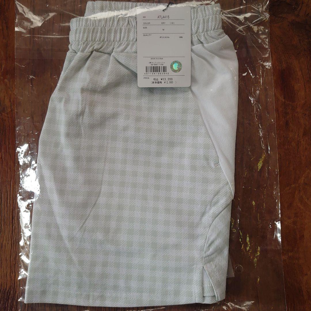 未使用　アドミラルテニス　レディス　スコート　ATLA415 GRY Mサイズ