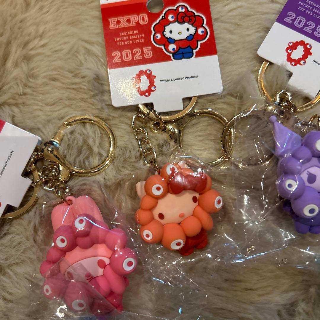 【7個セット】推しカラーサンリオコンプリートキーホルダー