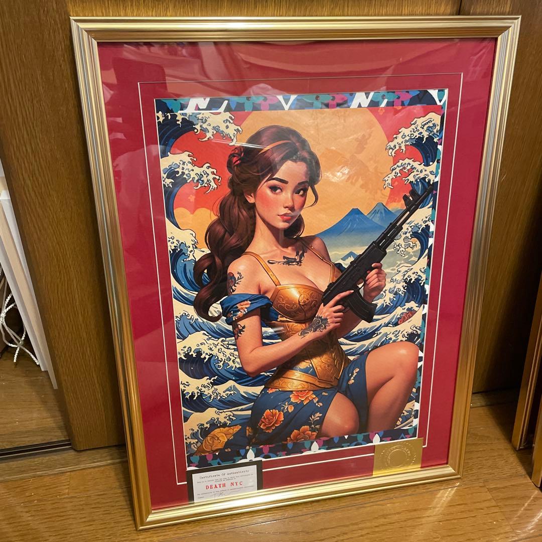 額込 世界限定100枚DEATH NYC アートポスター 現代アート 5