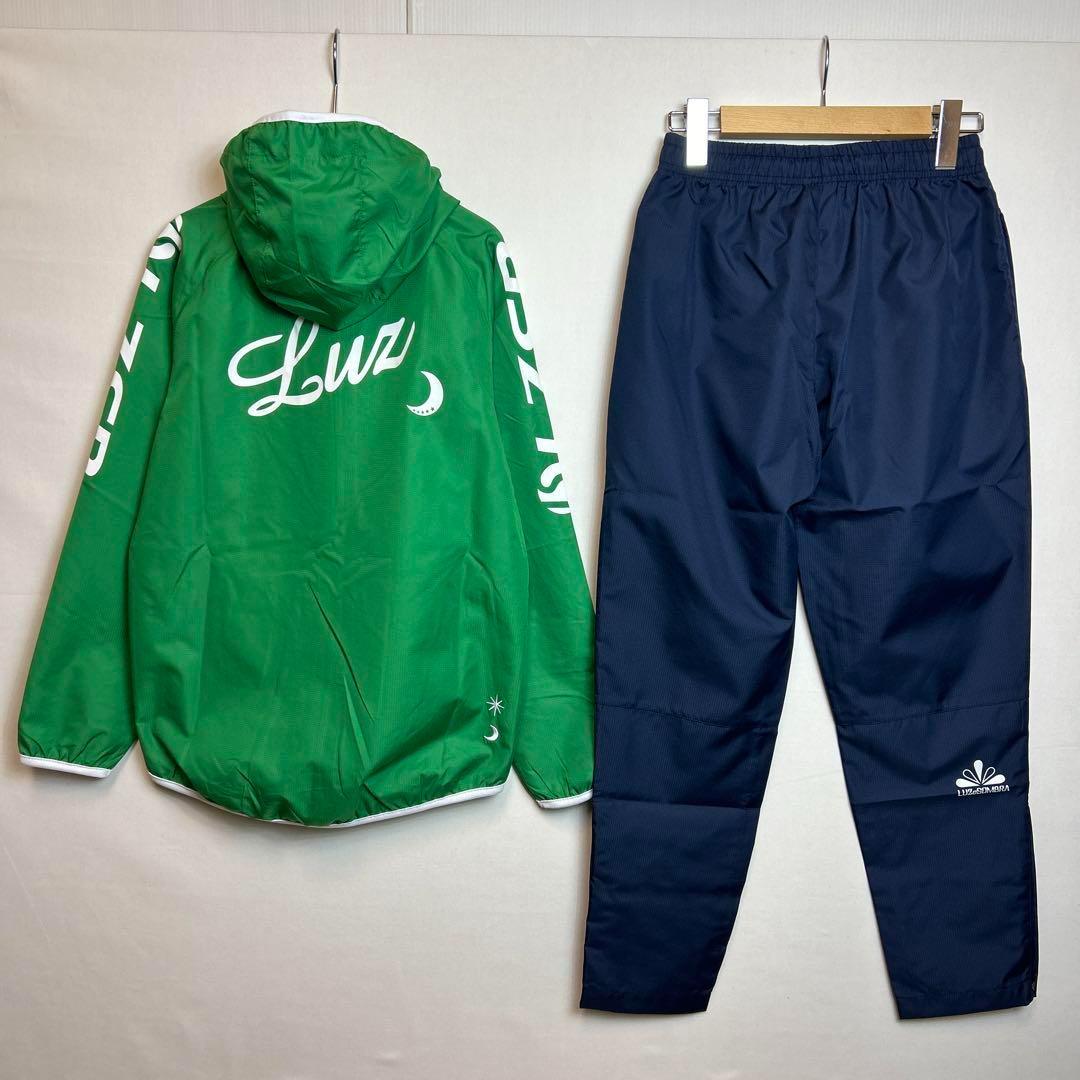 140cm ルースイソンブラ ジュニアピステ上下 グリーンネイビー