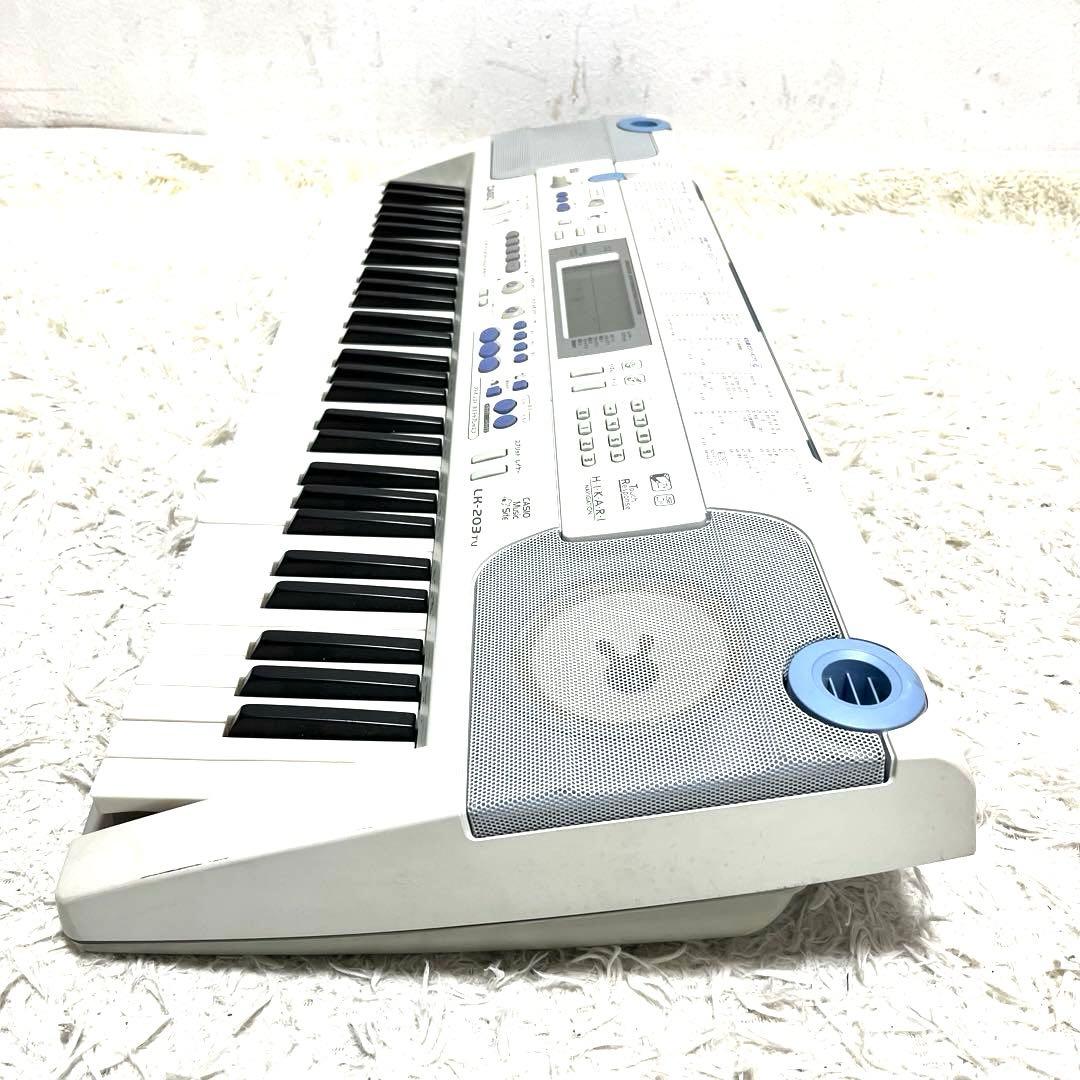 CASIO カシオ　電子ピアノ　電子キーボード　LK-203TV 説明書付