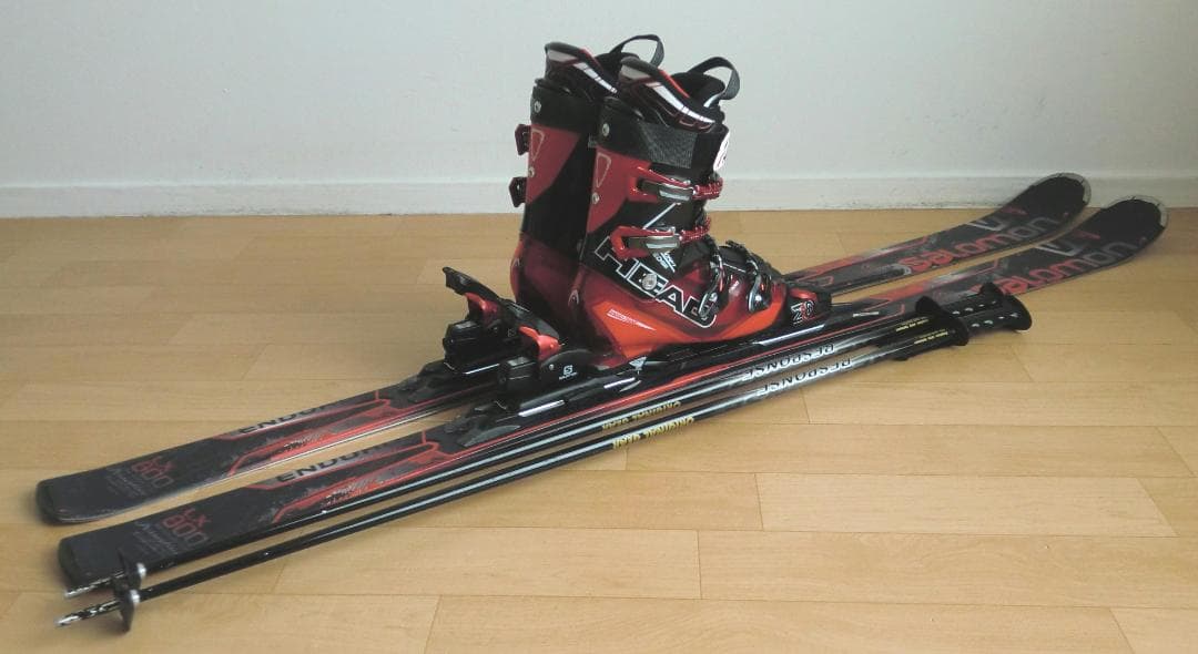 ■■送料無料■サロモン■メンズスキーセット■板168■メンテ付■