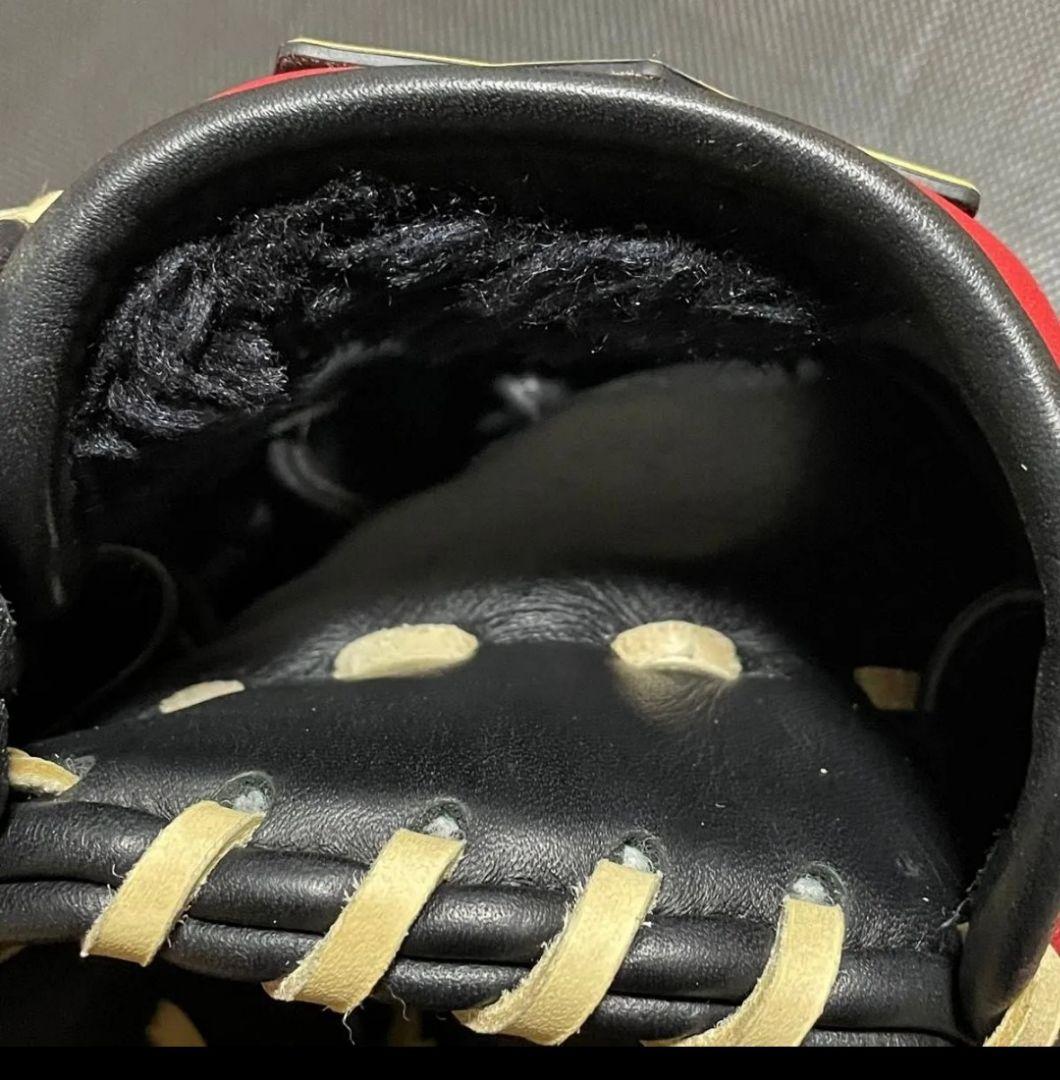 ZETT 硬式用トレーニンググローブ 黒/赤