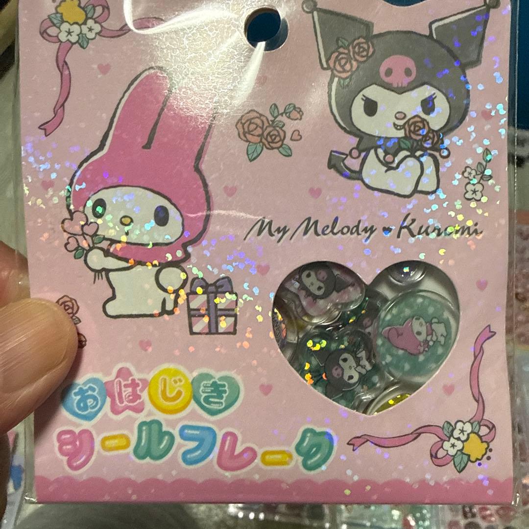 サンリオボンボンドロップシール、サンリオおはじきシール、ポケモンタイルシール