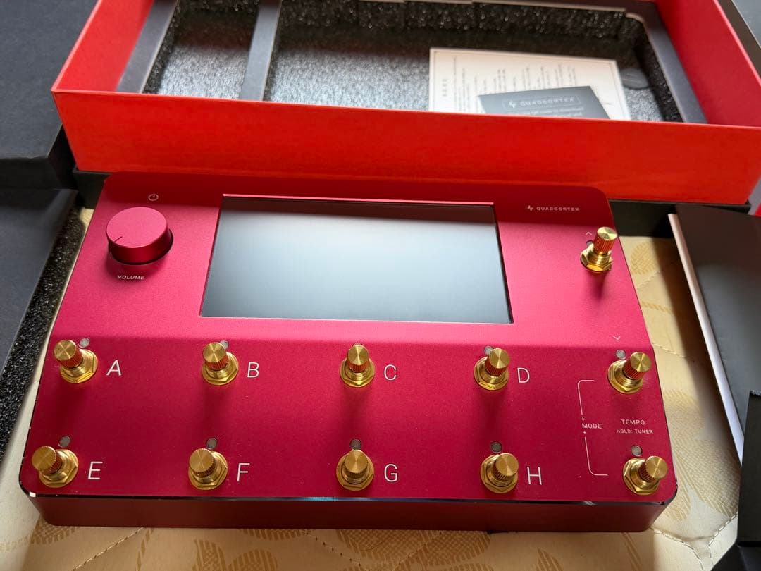 ギター Quad cortex REDGOLD