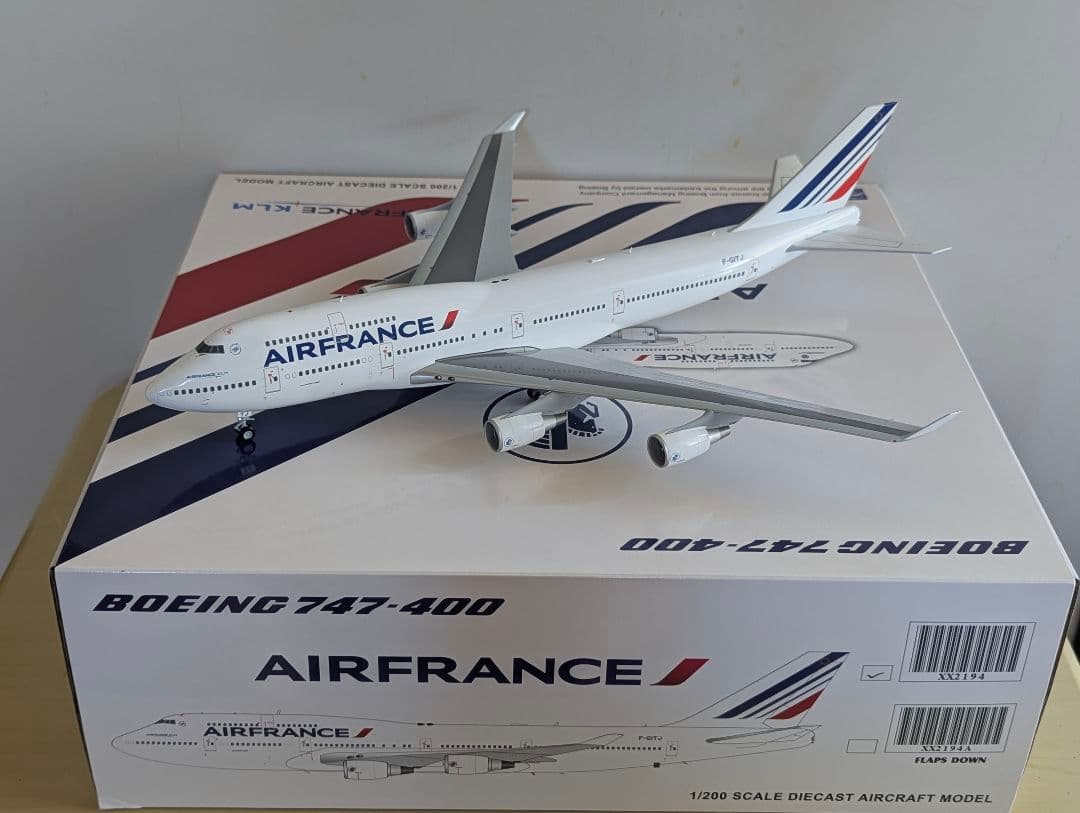 航空機・ヘリコプター jcwings AIR FRANCE KLM Boeing 747-400