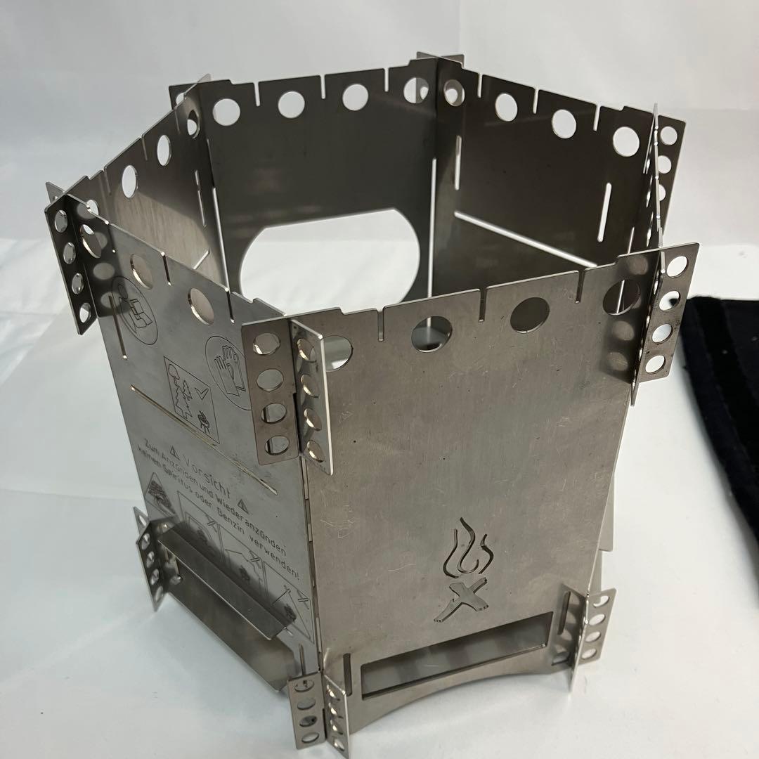 FlexFire 焚き火台 WiKa 希少 チタン合金ステンレス ドイツ製