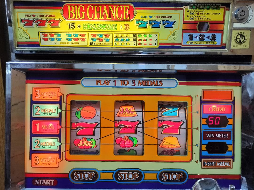 【パチスロ実機】ユニバーサル★コンチネンタルⅡ【不要機付】３号機・レトロ