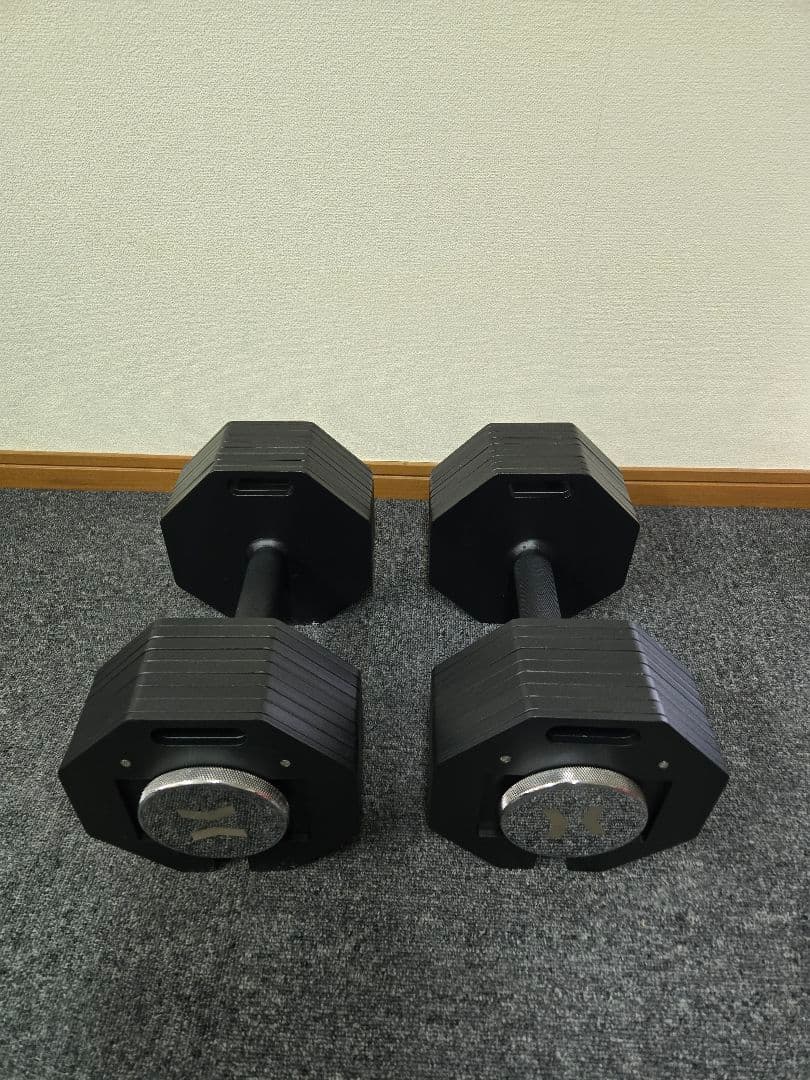 引き取り限定 可変式ダンベル+マルチポジションベンチ+ダンベルミット