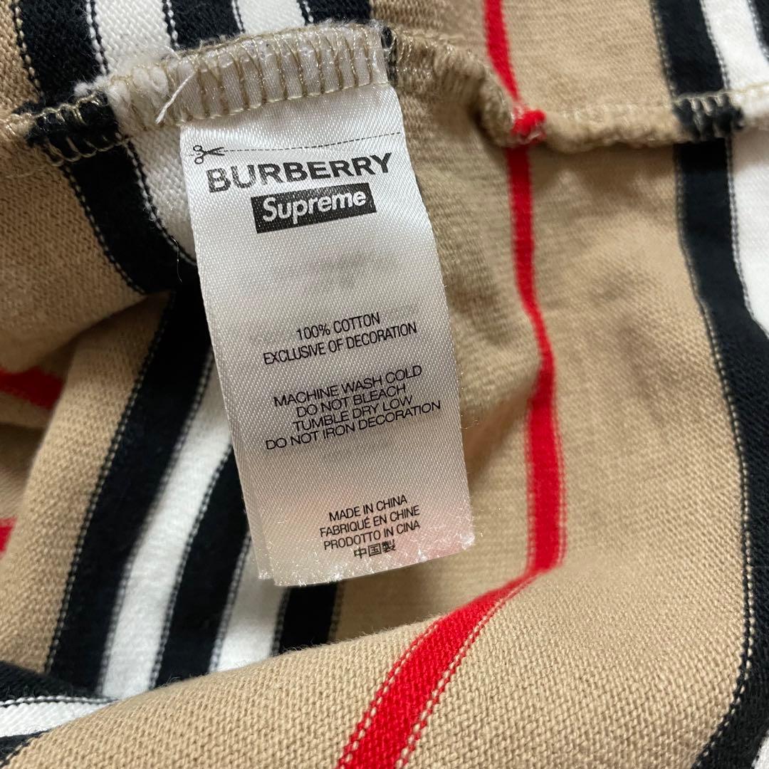 BURBERRY✖️Supremeラグビーシャツ