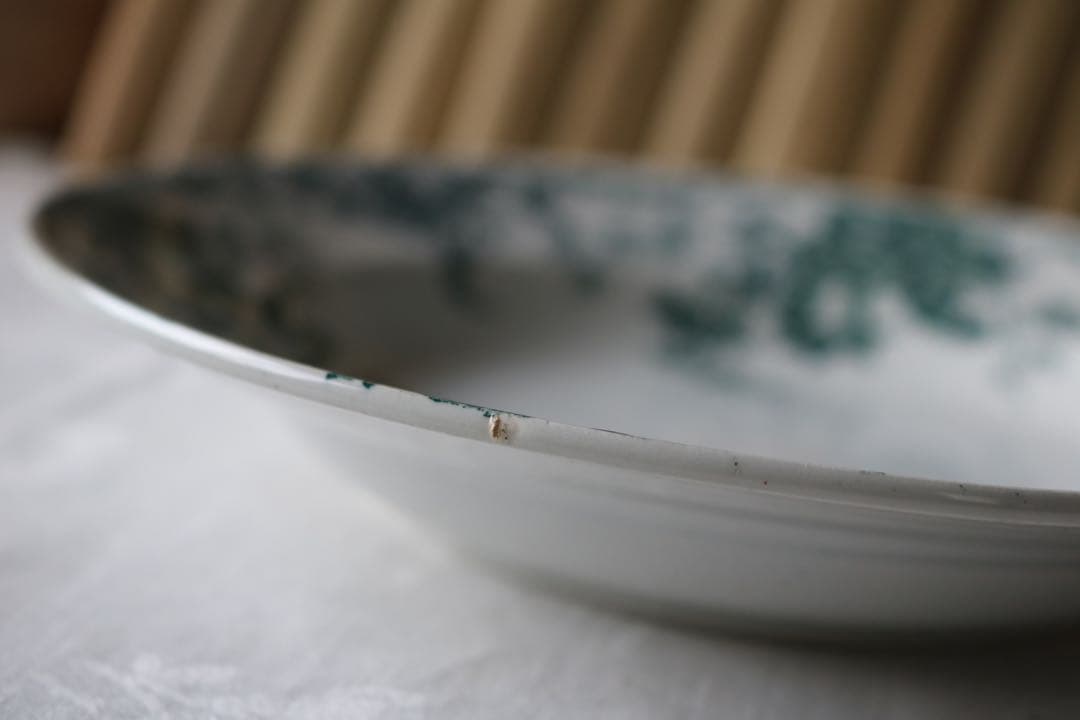 Campanule saint Amand プレート　深皿　グリーン　サンタマン