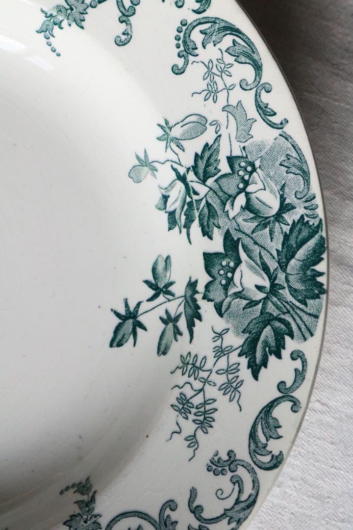 Campanule saint Amand プレート　深皿　グリーン　サンタマン