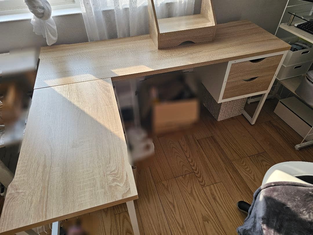 【〜2/15まで】ロウヤ　L字デスク　たのメル便