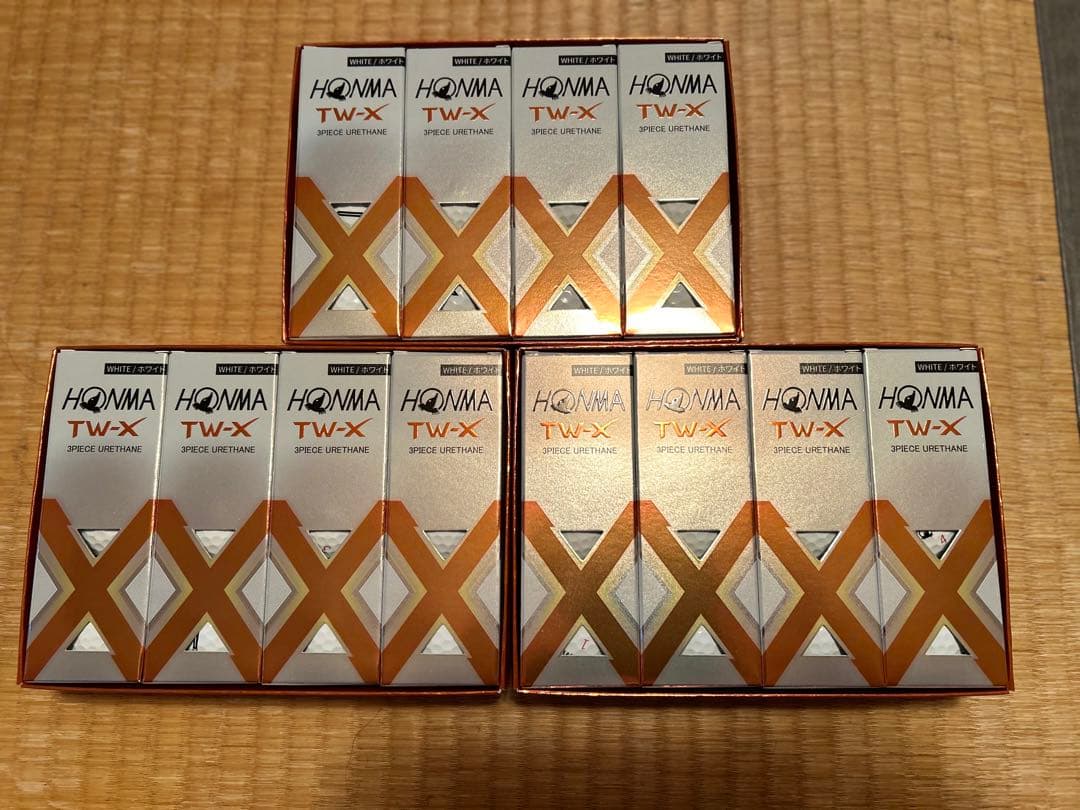 HONMA TW-X 2024 ゴルフボール 12個入り 3箱セット 36ケ