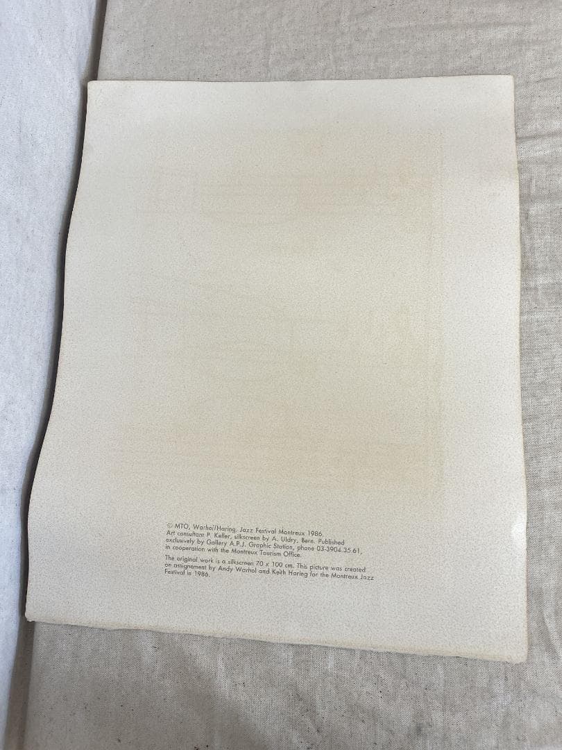 ポスター【キースへリング】 モントレージャズフェスティバル アンディウォーホル