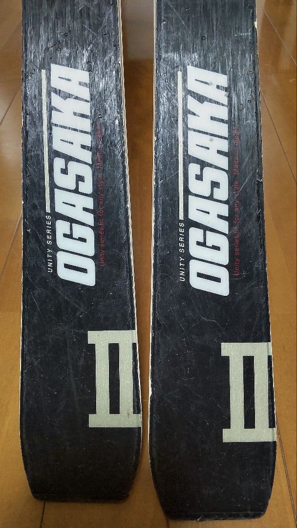 OGASAKA Unity U-0S2 スキー板　165cm（ビンディング付き）