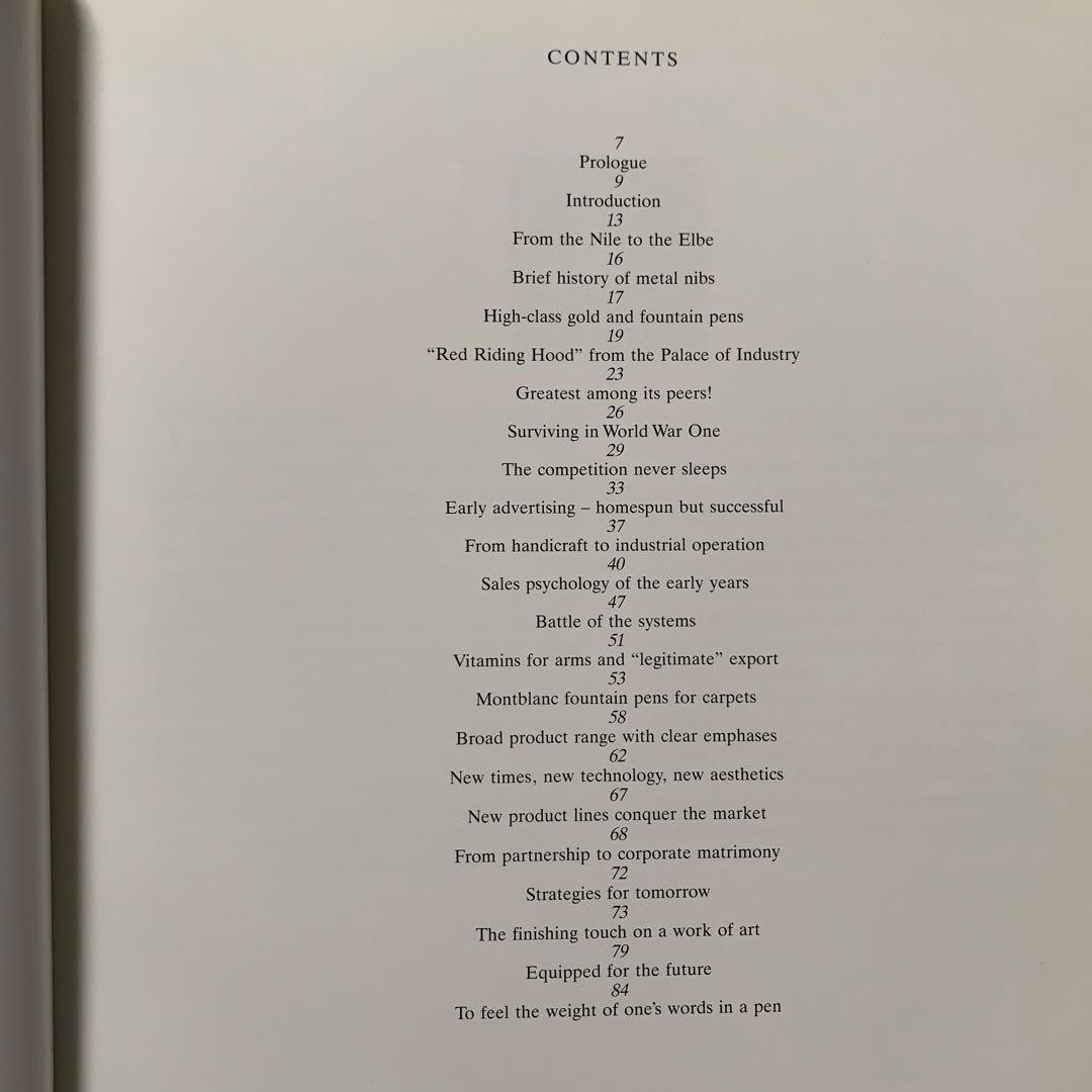 Montblanc 万年筆の歴史書　(洋書)