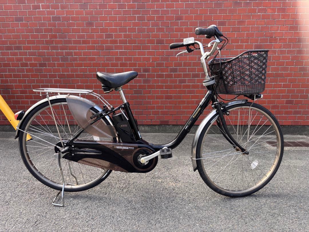 Panasonicブラック電動アシスト自転車 シティタイプ