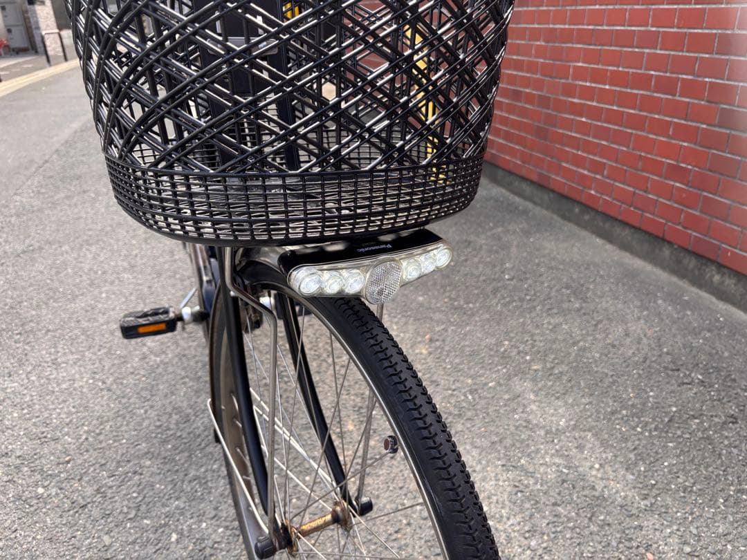 Panasonicブラック電動アシスト自転車 シティタイプ