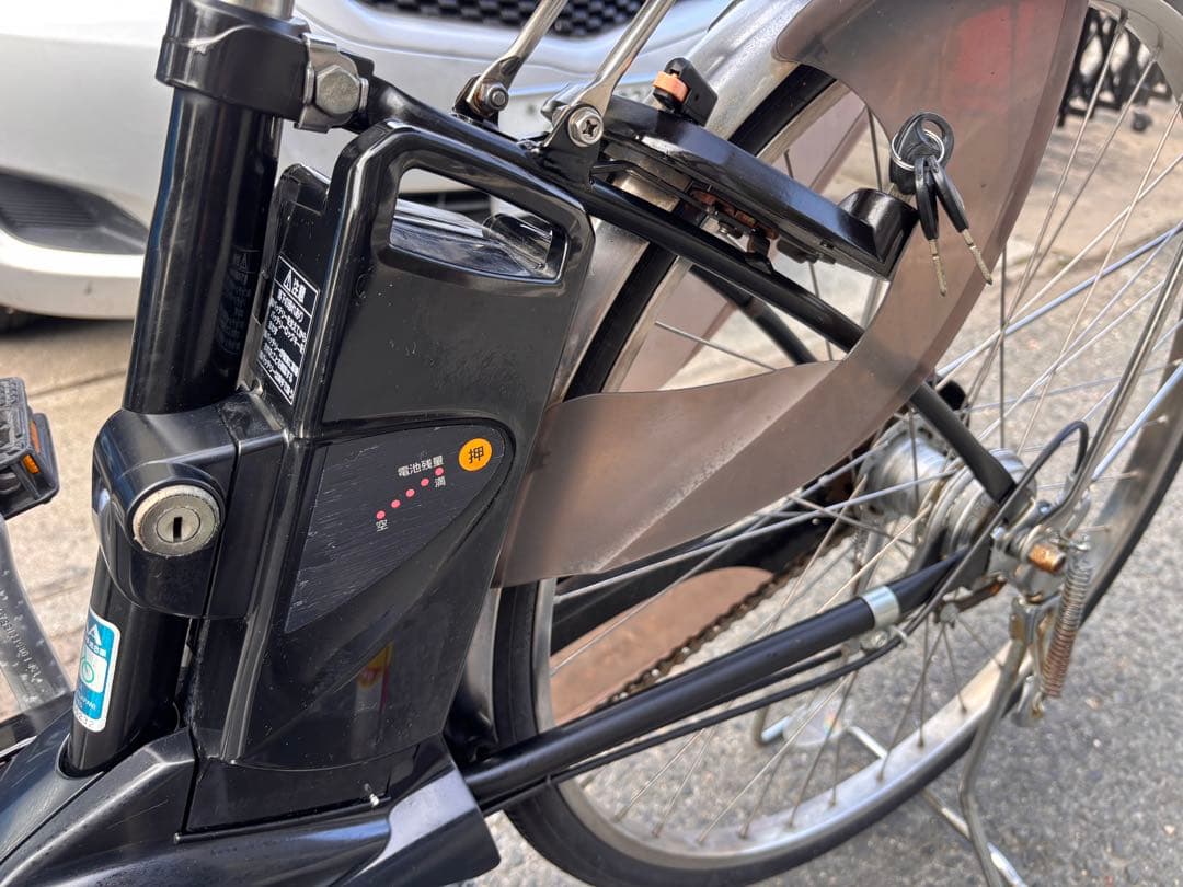 Panasonicブラック電動アシスト自転車 シティタイプ