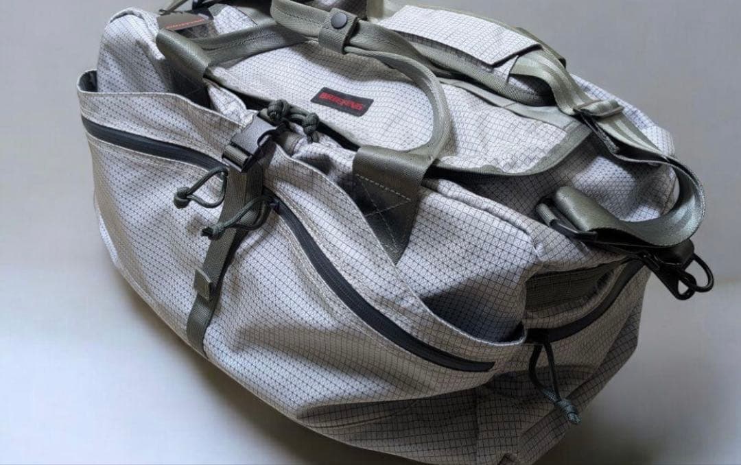 美品 BRIEFING GOLF ブリーフィング ゴルフ ボストンバッグ グレー