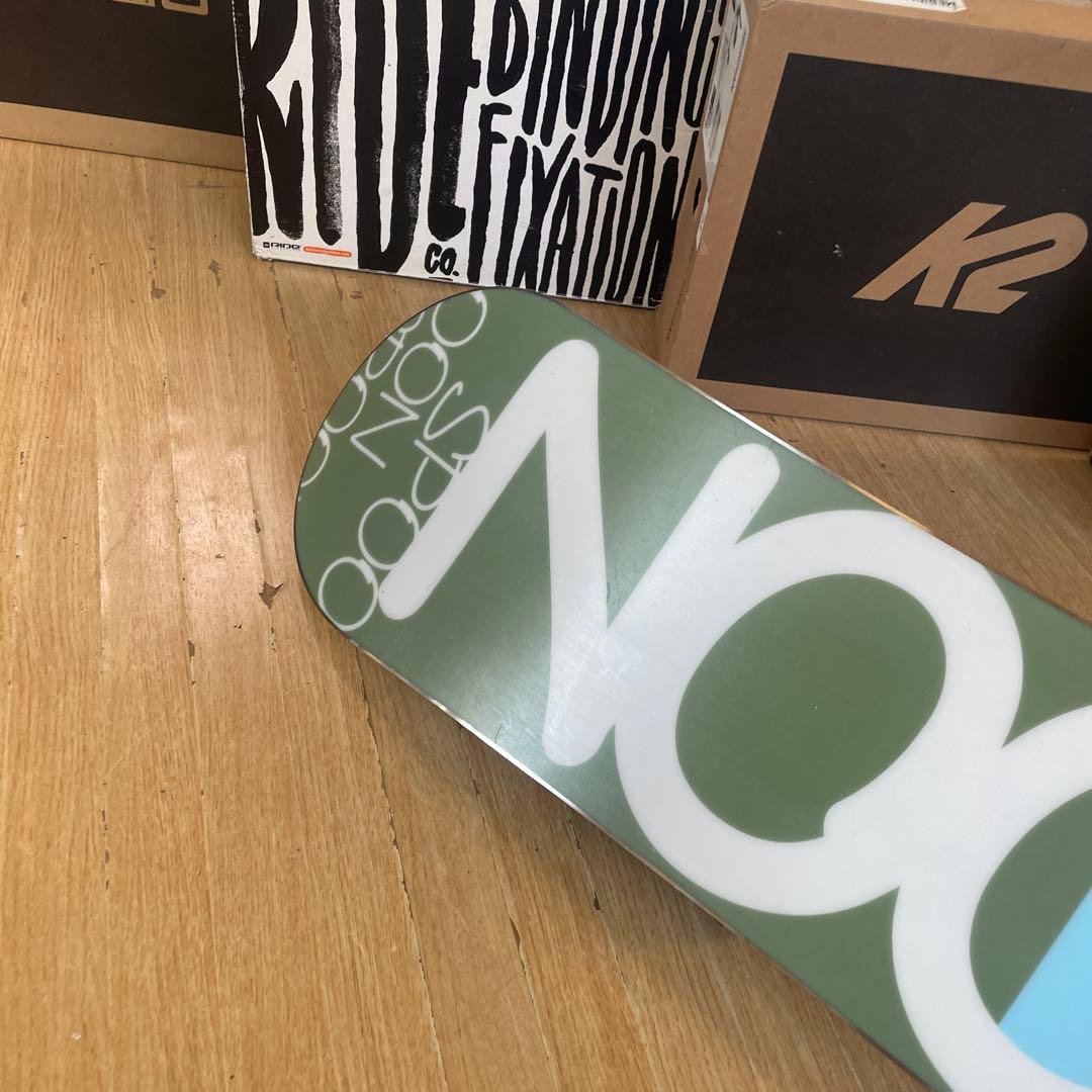 SPOON　スプーン　美品キッズスノーボードセット　バイン付4点セット