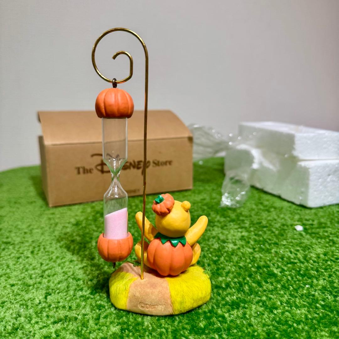 ディズニー　パンプキン　くまのプーさん ハロウィン砂時計　陶器　置物