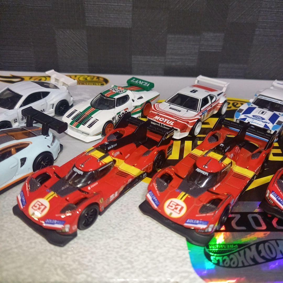 ホットウィール フェラーリ499PポルシェGT3R992 BRZ 