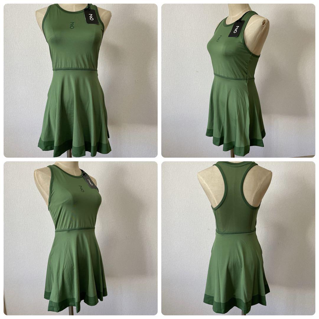 日本初上陸　セブンシックス　テニスウェア　ワンピース　グリーン